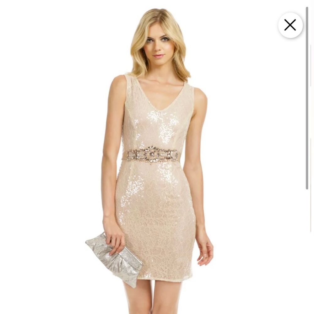 Badgley Mischka Sparkle in the Sky Dress